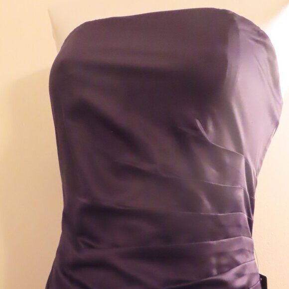 Express Size S Black Strapless Cocktail Evening Dress - Picture 4 of 7